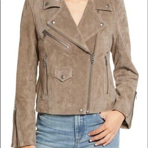 BLANKNYC Faux Suede Moto Jacket